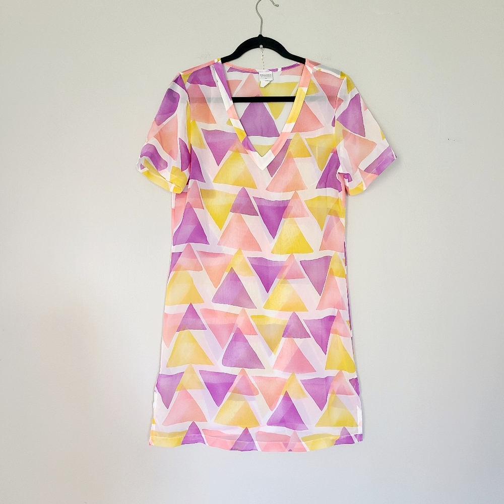 Malizia By La Perla Triangle Sheer Nightgown 44 US L